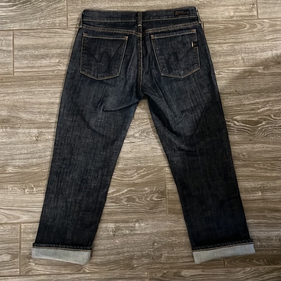 Citizens of Humanity Low Waist Cropped Stretch Jeans - Picture 3 of 3